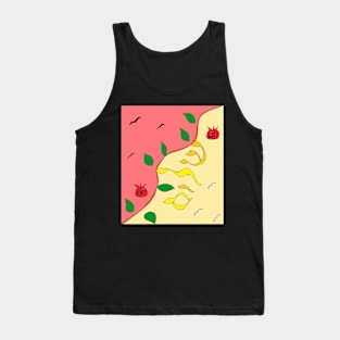 Shalom in the Vine light colors Tank Top